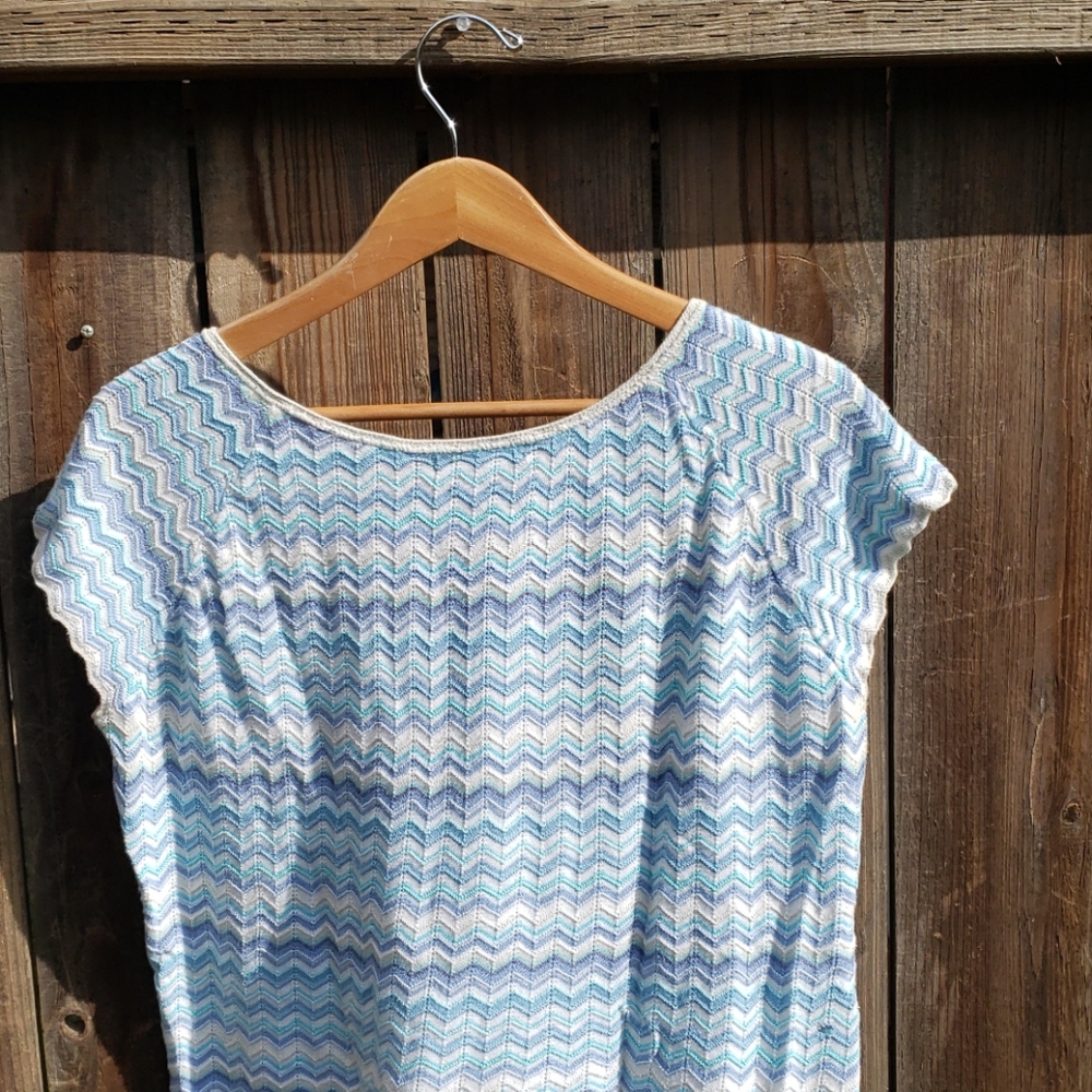 SIGRID OLSEN Multi-Color Crochet Top - Picture 7 of 8